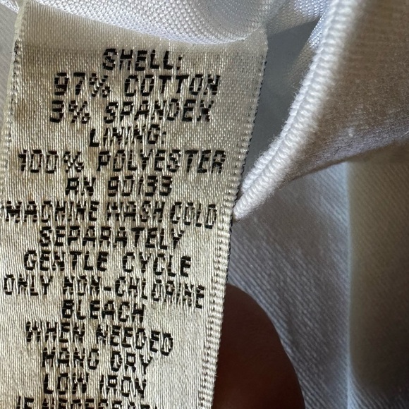 Lines by Louis Dell’Olio White Double-Breasted Women's Jacket Brand New Size 2x - Picture 3 of 3